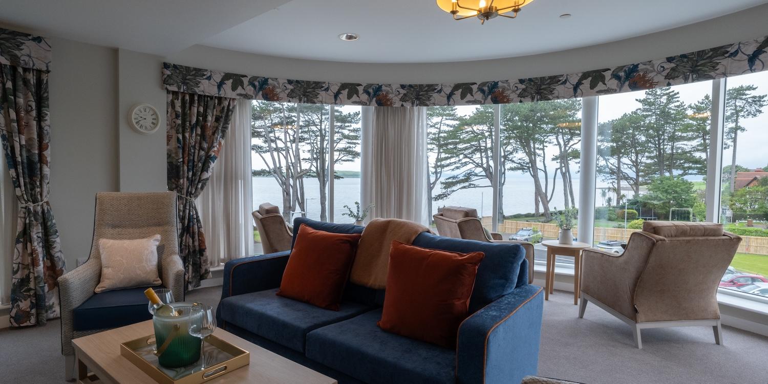 One of our lounge areas with a view